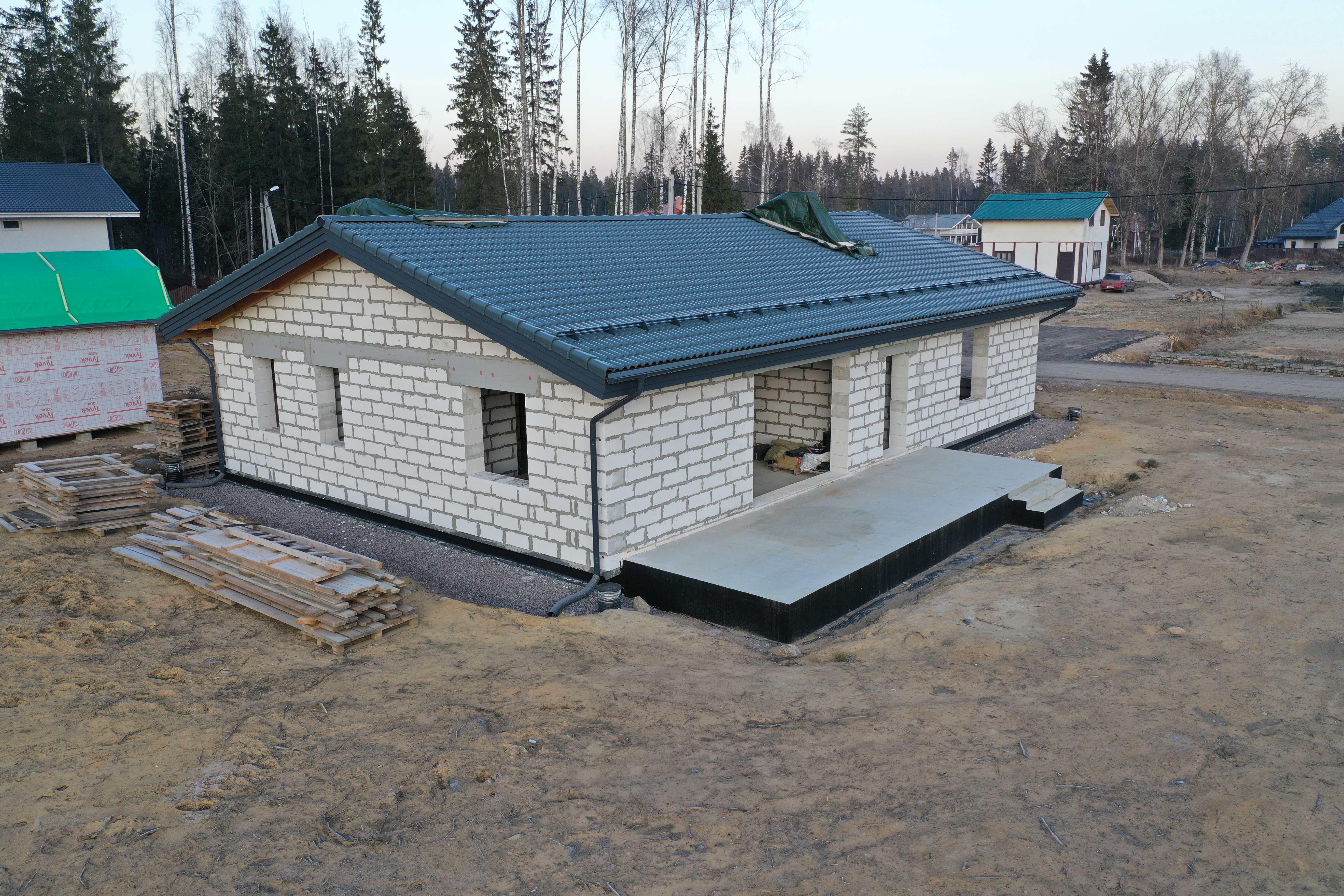 Дом из газобетона Петрострой